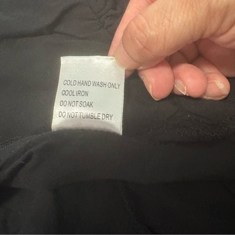 Princess Polly Black Puff-Sleeve Tie-Front Crop Top Sz 6 - Picture 12 of 12